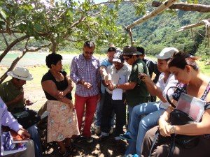 Unidades Ambientales en Jornada de Uso de GPS y Brújula (foto por José María Argueta)
